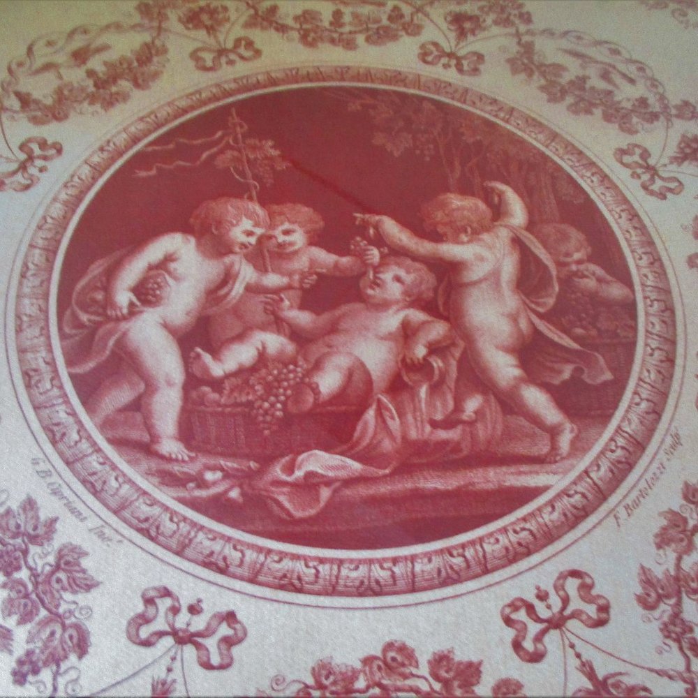 Cherubs Fine Art Print Bacchanale de Cinq Enfants G.B. Cipriani - Picture 2 of 10